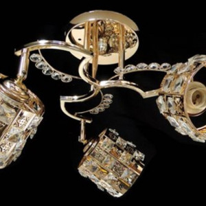 Люстра стельова Sirius Ю 7399A/3 на 3 плафона