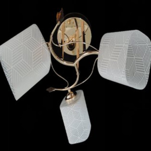 Люстра стельова Sirius Ю 613А/3 на 3 плафона