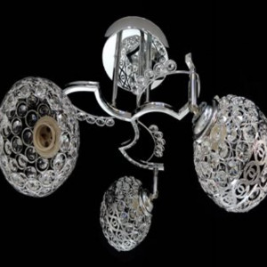 Люстра стельова Sirius Ю 7399В/3 на 3 плафона