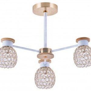 Люстра стельова Sirius Ю 9747А/3 на 3 плафона