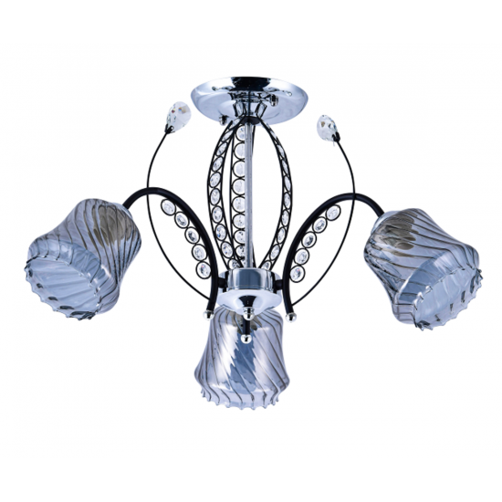 Люстра стельова Sirius Ю 9621В/3 на 3 плафони  фото № 3