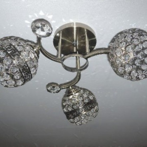 Люстра Sirius Ю 9794/3 AB (на 3 плафони)