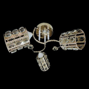 Люстра Sirius Ю 9802A/3 (на 3 плафони) FG+WHI