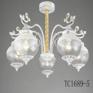 Люстра стельова Sirius Д ТС1689-5 на 5 плафонів