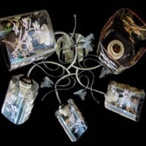 Люстра стельова Sirius Ю 7133/5С на 5 плафонів