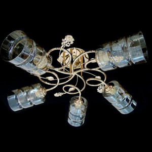 Люстра Sirius Ю 9344А/5 (на 5 плафонів)