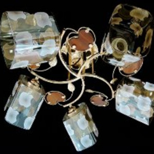 Люстра Sirius Ю 9370А/5 (на 5 плафонів)