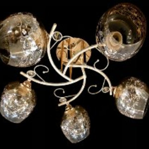 Люстра стельова Sirius Ю 9272E/5 на 5 плафонів