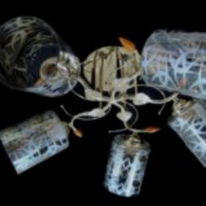 Люстра стельова Sirius Ю 7057A/5 FGD на 5 плафонів