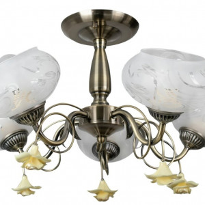 Люстра стельова Sirius Д MD73422-5 на 5 плафонів