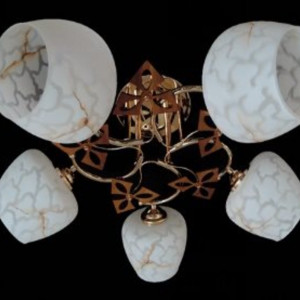 Люстра Sirius Ю 9544А/5 (на 5 плафонів)