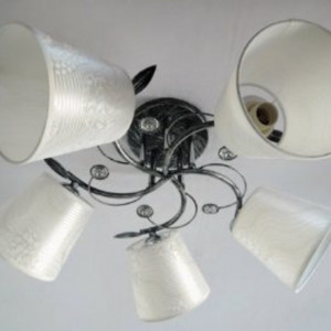 Люстра стельова Sirius Ю 7353С/5 на 5 плафонів