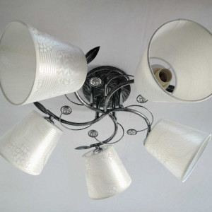 Люстра стельова Sirius Ю 7353С/5 на 5 плафонів