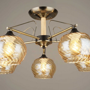 Люстра стельова Sirius B A3497/5 на 5 плафонів