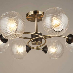 Люстра стельова Sirius B C1515/6 на 6 плафонів