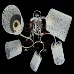 Люстра стельова Sirius Ю 9581В/5 на 5 плафонів