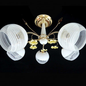 Люстра стельова Sirius Ю 9620А/5 на 5 плафонів