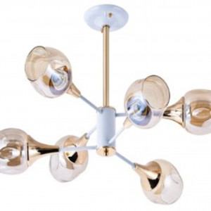 Люстра стельова Sirius Ю 9748/6 на 6 плафонів