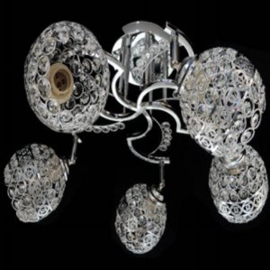 Люстра стельова Sirius Ю 7399В/5 на 2 плафона