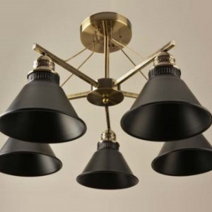 Люстра стельова SIRIUS Л 7687/5 на 5 плафонів