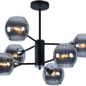 Люстра Sirius XA1140B/6 (на 6 плафонів) BK+CR