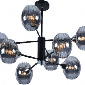 Люстра Sirius XA1140B/8 (на 8 плафонів) BK+CR