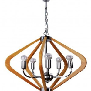 Люстра підвісна в стилі лофт Sirius YG 18429-5P на 5 лампочок