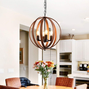 Люстра підвісна в стилі лофт Sirius YG 18417-4P на 4 лампочки