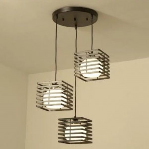 Люстра підвісна в стилі лофт Sirius J 801-3A (на 3 лампочки)