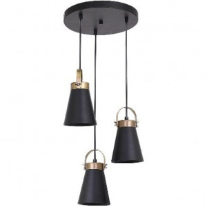 Люстра підвісна в стилі лофт Sirius J 1121-3 (на 3 лампочки)