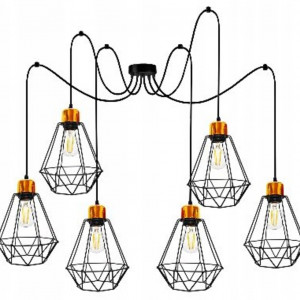 Люстра Sirius в стилі лофт 8816-6 на 6 плафонів