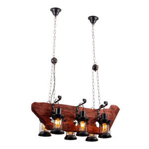 Люстра підвісна в стилі лофт Sirius H691-6 (на 6 лампочек) Люстра підвісна в стилі лофт Sirius H691-6 (на 6 лампочек)
