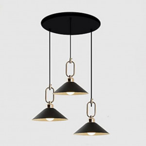 Люстра підвісна в стилі лофт Sirius J1142-3BK (на 3 лампочки)