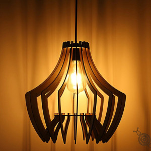 Люстра підвісна в стилі лофт Sirius ПФЛ-0012 дерево