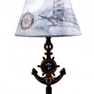 Настільна лампа Sirius YG 18194-1T з абажуром