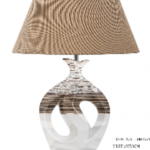 Настільна лампа з абажуром 1DH 3549