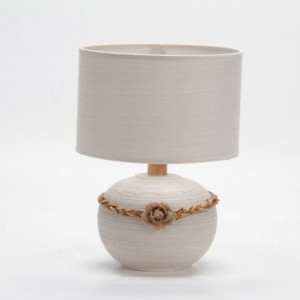 Настільна лампа Sirius D 4551-WH (з абажуром)