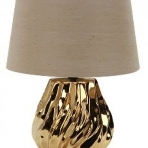 Настільна лампа Sirius FH 4594-GD з абажуром