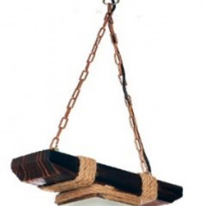 Люстра дерев'яна виробництво Sirius S7029/1 темний обжиг на 1 плафон Люстра дерев'яна виробництво Sirius S7029/1 темний обжиг на 1 плафон