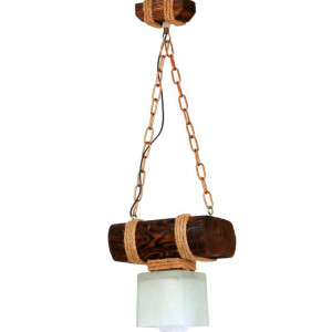 Люстра дерев'яна виробництво Sirius S7053/1 (темний обжиг) Люстра дерев'яна виробництво Sirius S7053/1 (темний обжиг)