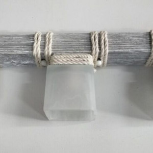 Люстра дерев'яна стельова виробництво Sirius S7044/3 біла срібло на 3 плафона Люстра дерев'яна стельова виробництво Sirius S7044/3 біла срібло на 3 плафона