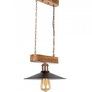 Люстра дерев'яна виробництво Sirius S7069/1 світлий обжиг на 1 лампочку Люстра дерев'яна виробництво Sirius S7069/1 світлий обжиг на 1 лампочку
