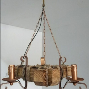 Люстра дерев'яна виробництво Sirius S7023/3 (світлий обжиг) Люстра дерев'яна виробництво Sirius S7023/3 (світлий обжиг)