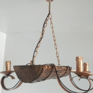 Люстра дерев'яна виробництво Sirius S7102/4 (світлий обжиг) Люстра дерев'яна виробництво Sirius S7102/4 (світлий обжиг)