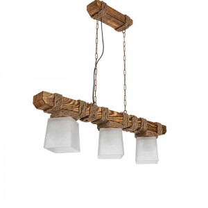 Люстра дерев'яна виробництво Sirius S7044/3 світлий обжиг на 3 плафона Люстра дерев'яна виробництво Sirius S7044/3 світлий обжиг на 3 плафона