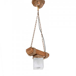 Люстра дерев'яна виробництво Sirius S7029/1 світлий обжиг на 1 плафон Люстра дерев'яна виробництво Sirius S7029/1 світлий обжиг на 1 плафон