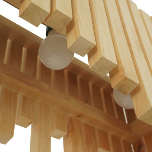 Люстра дерев'яна виробництво Sirius S7155/3 (ольха) Люстра дерев'яна виробництво Sirius S7155/3 (ольха)