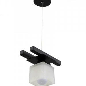 Люстра підвісна металева виробництво Sirius PR 1003/1 чорний на 1 плафон