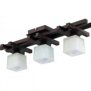 Люстра металева виробництво Sirius PR 1015/3 коричневий на 3 плафона