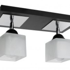 Люстра металева виробництво Sirius PR 1024/2 чорний на 2 плафона